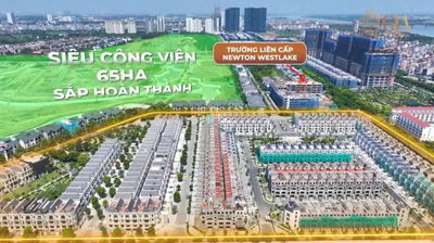 Trực tiếp CĐT Ciputra Kita bán Biệt thự 140m2, 180m, 229m2 có hầm, cạnh công viên 65 ha, giá 50 tỷ