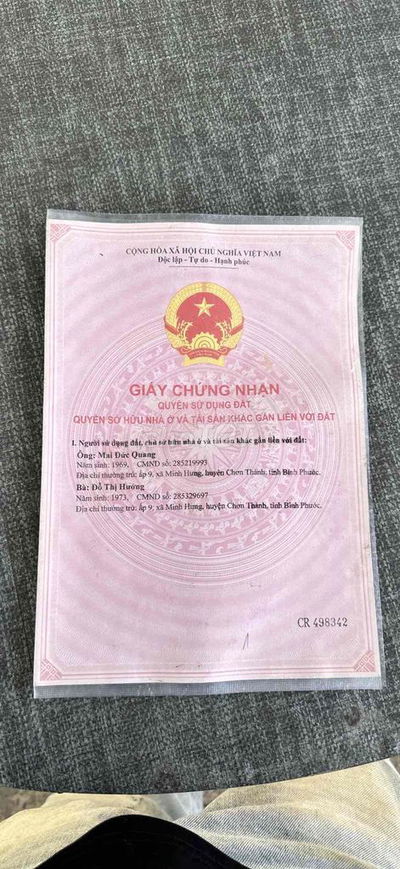 Bán đất Chơn Thành Bình Phước
