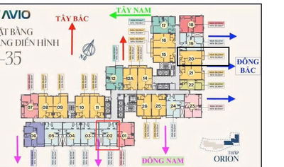 Chuyển nhượng căn 2PN2WC tháp B02-ORION-TT AVIO với giá gốc từ CĐT