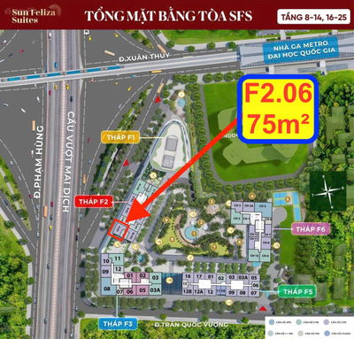 Quỹ Ngoại Giao VIP 6 căn độc quyền Sun Feliza Suites 2N-3N-4N tầng Trung TTS hưởng full CK tới 21%