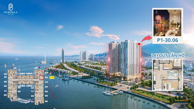 Chỉ với 1,8 Tỷ (30%) sở hữu ngay căn hộ 2PN tầng 30 view sông Hàn