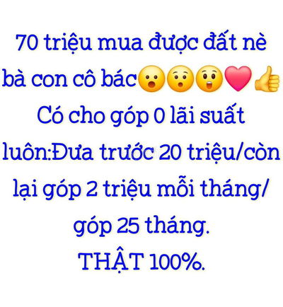 Đất 70 triệu