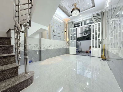 Nhà sổ hồng hẻm xe hơi 3,2x10m 2 tầng Huỳnh Tấn Phát 1.58 tỷ