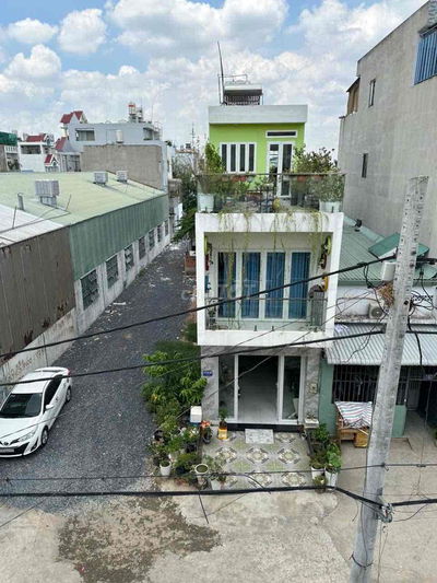 Nhà bán Tây lân 4x18m 3 lầu đúc 2 mặt tiền Hẻm 8m thông giá 5ty150