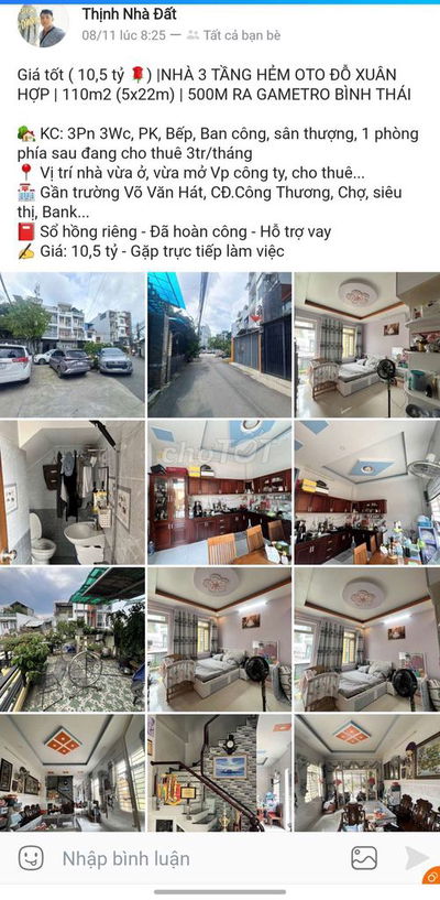 Nhà đẹp ở liền PHƯỚC LONG B - Q.9, [7 tỷ - 12 tỷ], Pháp lý chuẩn,SHR