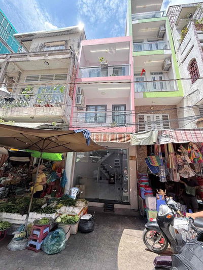 nhà mặt tiền chợ Bàn Cờ hẻm 174 nguyễn thiện thuật