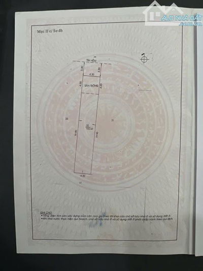 Chính chủ bán nhà 105m2, Đường nhựa 12m Tân Phú giá 8 tỷ 6