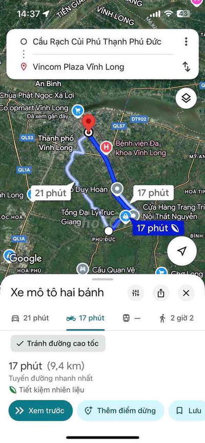 Đất nền Vĩnh Long 106m2- 350 triệu