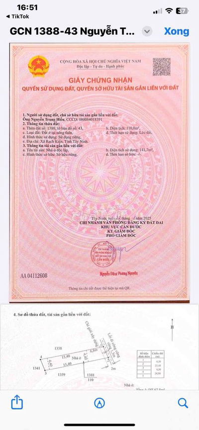 nhà mới xây 1 trêt 1 lầu bán giá 2ty280 . sổ hồng hoàn công đủ .