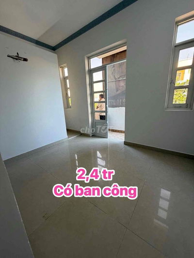 Cho thuê Phòng trọ ban công NVs riêng KDC Chợ Bình Điền