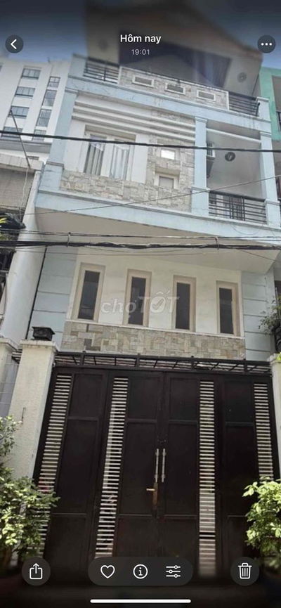 Bán nhà HXH Cộng Hoà 3TẦNG KO LG QH 100m2 4PN ngang 5m. Còn TL