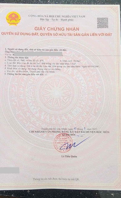 NHÀ NÁT ĐỂ XÂY MỚI KHU DÂN TRÍ HÓC MÔN , 4,8x15m CHỈ3 TỶ