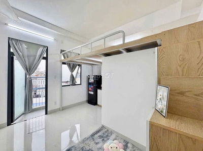 Phòng Có Gác Ban Công ở Lê Văn Duyệt gần cầu Bông ĐH Hutech Bình Thạnh