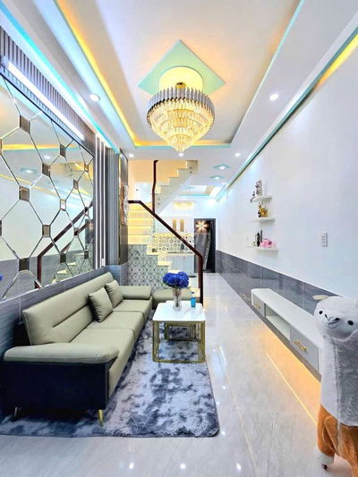 NHÀ MỚI 3 TẦNG -4 PN- FULL NỘI THẤT - HẺM THẲNG 10M RA ĐÀO TÔNG NGUYÊN