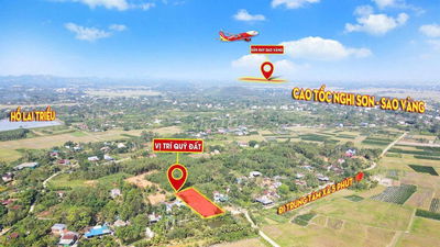 HƠN 200tr . ĐẤT THỔ CƯ,SỔ ĐỎ -HỢP THẮNG -TRIỆU SƠN -THANH HOÁ