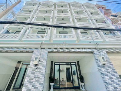 Nhà có cầu thang máy 4 x 20 có 8pn 8wc sân thượng