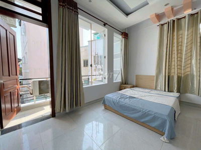 ✨Căn hộ dv 1PN BAN CÔNG thoáng full nội thất THANG MÁY kế khu BẢY HIỀN