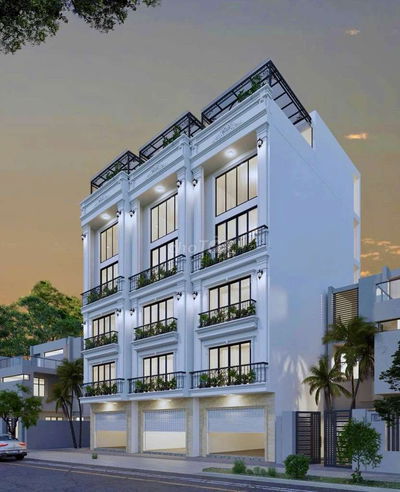 6 TẦNG THANG MÁY 63M² NỞ HẬU, GARA 3 XE ÔTÔ CẠNH TRƯỜNG THPT THẠCH BÀN