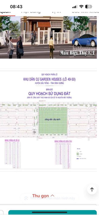 còn 3 lô dự án khu dân cư garrden hoses