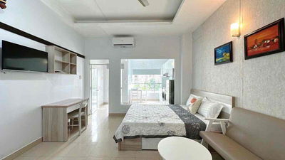 Căn hộ 1PN, Trần Não, Q2 có ban công