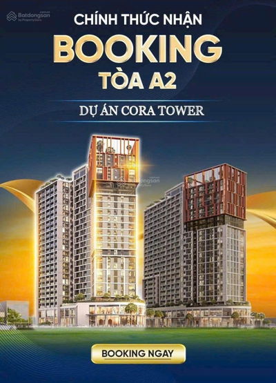 Căn hộ Cora Tower Hoà Xuân, Cẩm Lệ Đà Nẵng chính thức nhận booking tòa A2. Chỉ với 1,x tỷ .