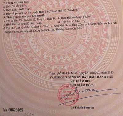 Căn góc 2PN+ Dự án The Privia Khang Điền