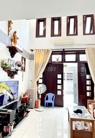 Nhà hẻm xe hơi, DT 68m, gần ngã 5 Bình Hòa, Phường 24, Bình Thạnh