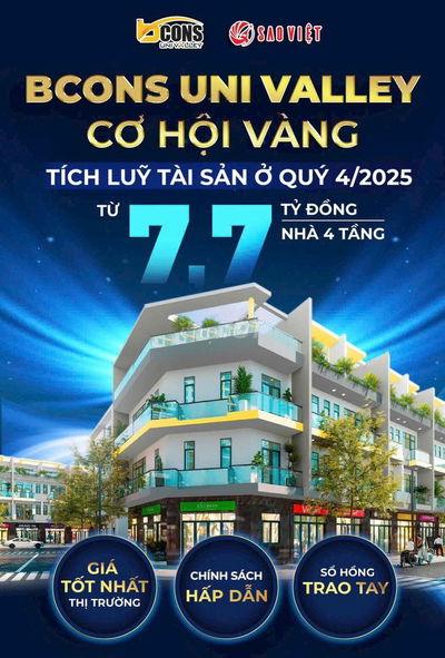 Nhà MT khu compound Dĩ An, TP. HCM - 4 lầu chỉ 7.7 tỷ - LH PKD Bcons