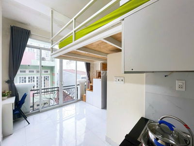 PHÒNG DUPLEX BAN CÔNG FULL NỘI THẤT DƯƠNG VĂN DƯƠNG