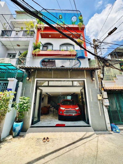 Xe hơi ngủ trong nhà, 5x10, 4 tầng, đường Thống Nhất Q.Gò vấp