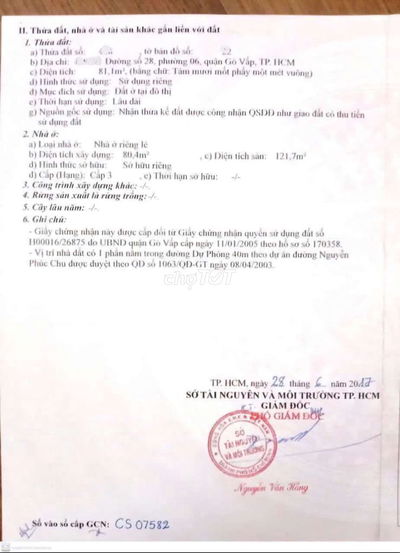 Nhà C Chủ VF3 Đậu sân, Gần chợ An Nhơn* 80,4m2+Gác Đúc*zá 4,89Tỷ TL