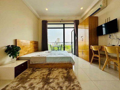 Khai trương studio ban công 35m2 tại Lê Quang Định gần chợ Bà Chiểu