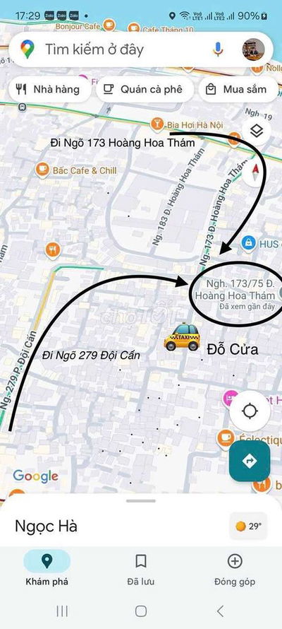 Phòng 40m2 máy giặt riêng ngay 279 Đội Cấn giao 173 Hoàng Hoa Thám