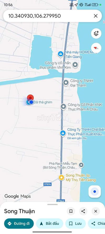 Cần bán đất nền thổ cư 130m2 Châu Thành Tiền Giang