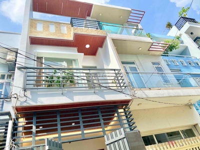 Nhà 3 Tầng, Full Nội Thất, 56M2, 3 Phòng, hẻm 6M, Hương Lộ 2, 5.x TỶ