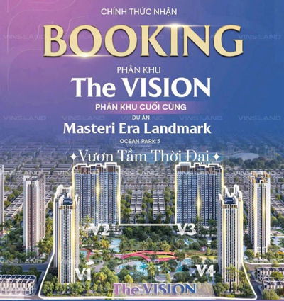 CHÍNH THỨC RA HÀNG PHÂN KHU VISION-VIP NHẤT MASTERI ERA LANDMARK, GIÁ CHỈ TỪ 65TR/M2. 0962 506 ***