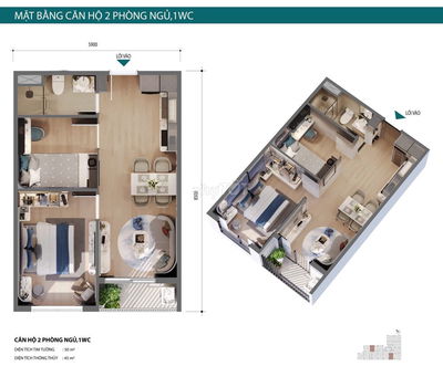 Chỉ 725 triệu đầu tiên sỡ hữu căn hộ SKYZEN 2PN, 2WC Mặt tiền QL 1A