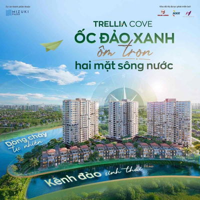 MỞ BÁN CĂN HỘ TRELLIA COVE thuộc MIZUKI PARK NAM LONG. TT GIÃN 18TH