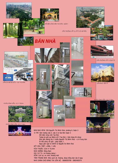 Bán gấp nhà trung tâm Quận 3