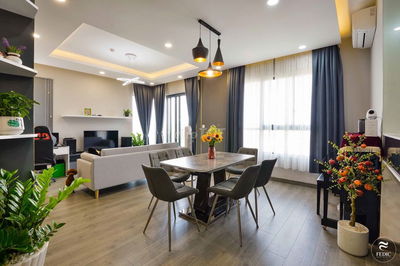 Cho thuê căn hộ Emerald 3pn2wc,127m2,full NT  giá 19tr, view công viên