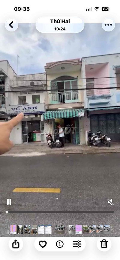 NHÀ BÁN Q6 2 MT BÃI SẬY