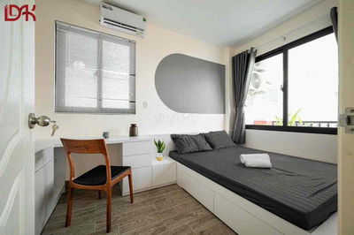 Cho thuê CHDV dạng Studio - Ban công- Full nội thất tại Bùi Đình Tuý -