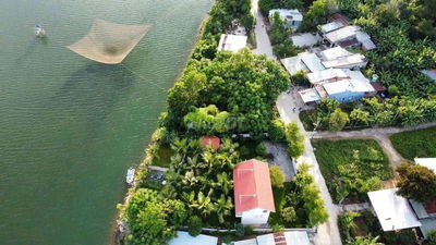 Đất 2 mặt kiệt view sông cu đê, 780m2 có 393m2 đất ở ngang rộng 30m