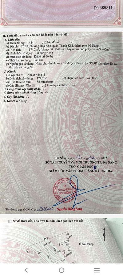 Bán toà nhà trung tâm Thanh Khê dòng tiền 75tr, Hà Huy Tập, Đà Nẵng