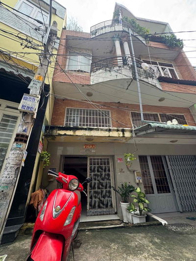 N Diện tích khủng.  58,9m  DT 3x14m24 nở hậu 5m .1 lửng lầu sân thuọng