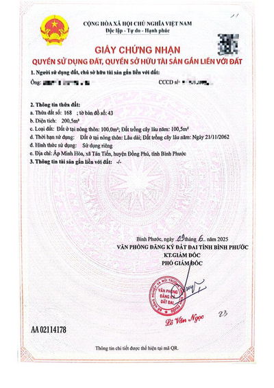 Bán 1 vài  MIẾNG ĐẤT TÂN TIẾN >200m2 giá từ 640tr!