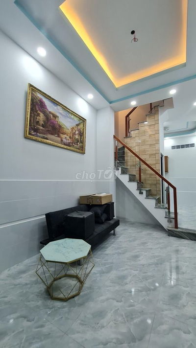 Nhà hẻm thông Hậu Giang 33m2, 2 tầng BTCT, đang cho thuê 6 tr/th.