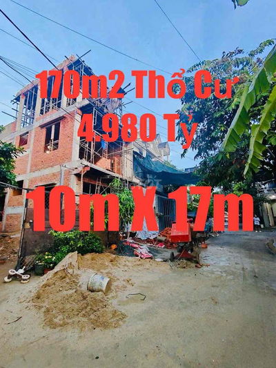 💥ĐẤT 10 X 17m-Full Thổ Cư- Ngay XTT32-Gần Chợ Đầu Mối
