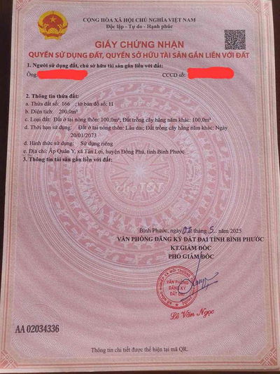 Đất ngay KCN Đồng Phú - Sở hữu chỉ với 250 triệu