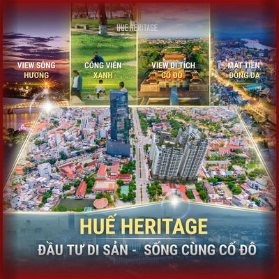 Độc quyền, căn hộ cao cấp Huế Heritage ngay ngã 6 trung tâm TP Huế